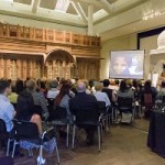 People learning at a symposium event